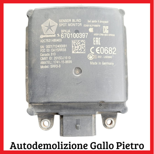 Ricambio sensore bsm radar